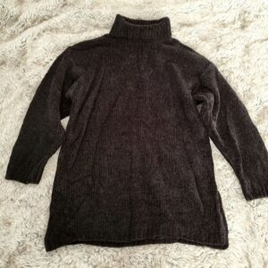 Maggie Lawrence Vintage Knit Turtleneck Gray Size Medium